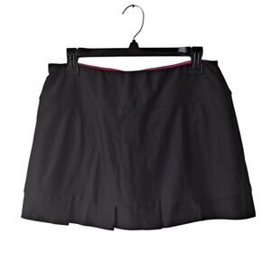 Bolle Black & Pink Pleated Active Skort - Size L